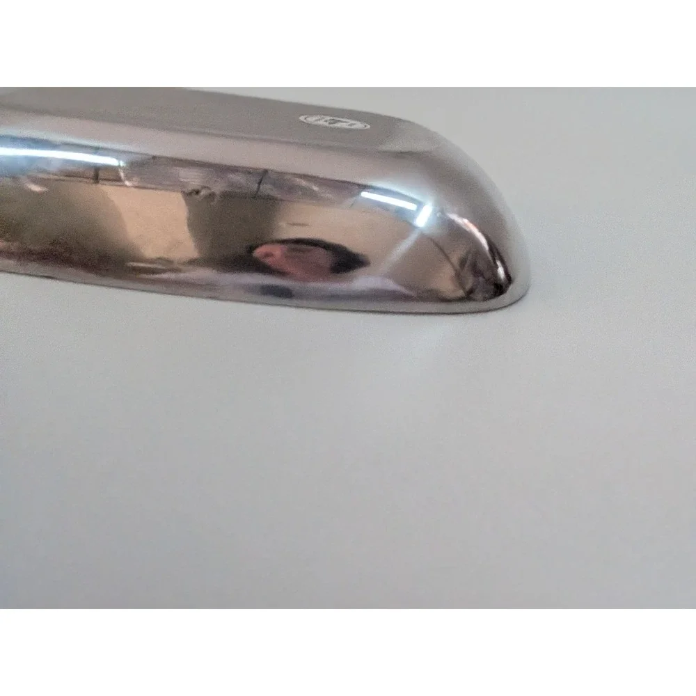 Mexican Handcrafted Polished Aluminum Textured Oval Catchall Tray Silver Dish